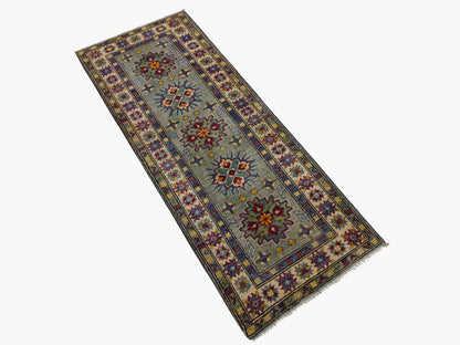 Kazak Grey Rug 1.79m x 0.61m