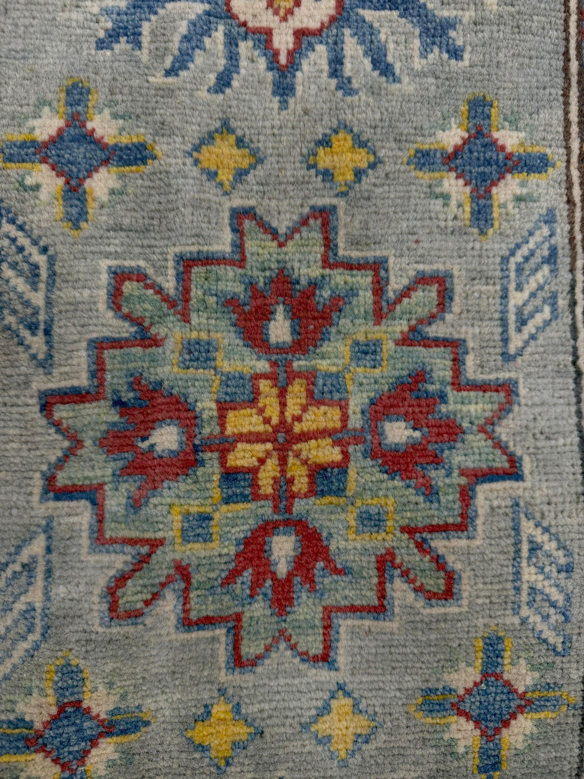 Kazak Grey Rug 1.79m x 0.61m