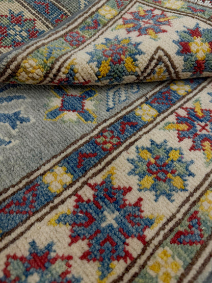 Kazak Grey Rug 1.79m x 0.61m