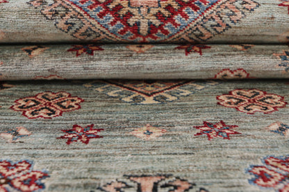 Supreme Kazak Green Rug 2.48m x 0.80m