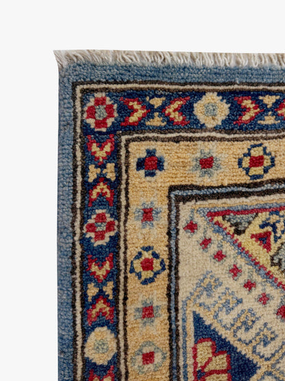 Kazak Blue Rug 2.19m x 1.76m