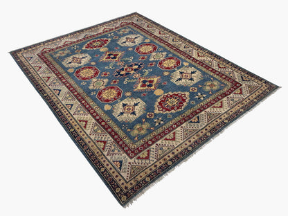 Kazak Blue Rug 2.19m x 1.76m