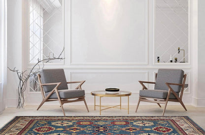 Kazak Blue Rug 2.19m x 1.76m