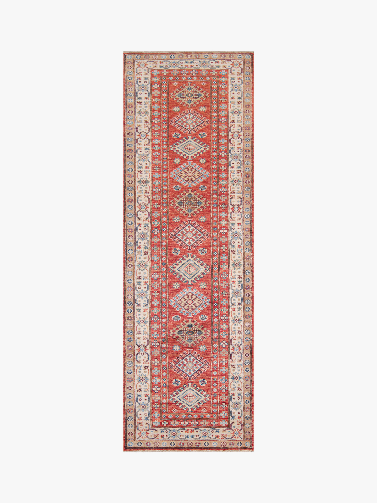 Supreme Kazak Red Rug 2.52m x 0.79m