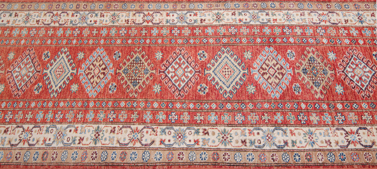 Supreme Kazak Red Rug 2.52m x 0.79m