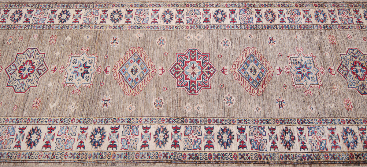 Supreme Kazak Natural Rug 2.46m x 0.82m