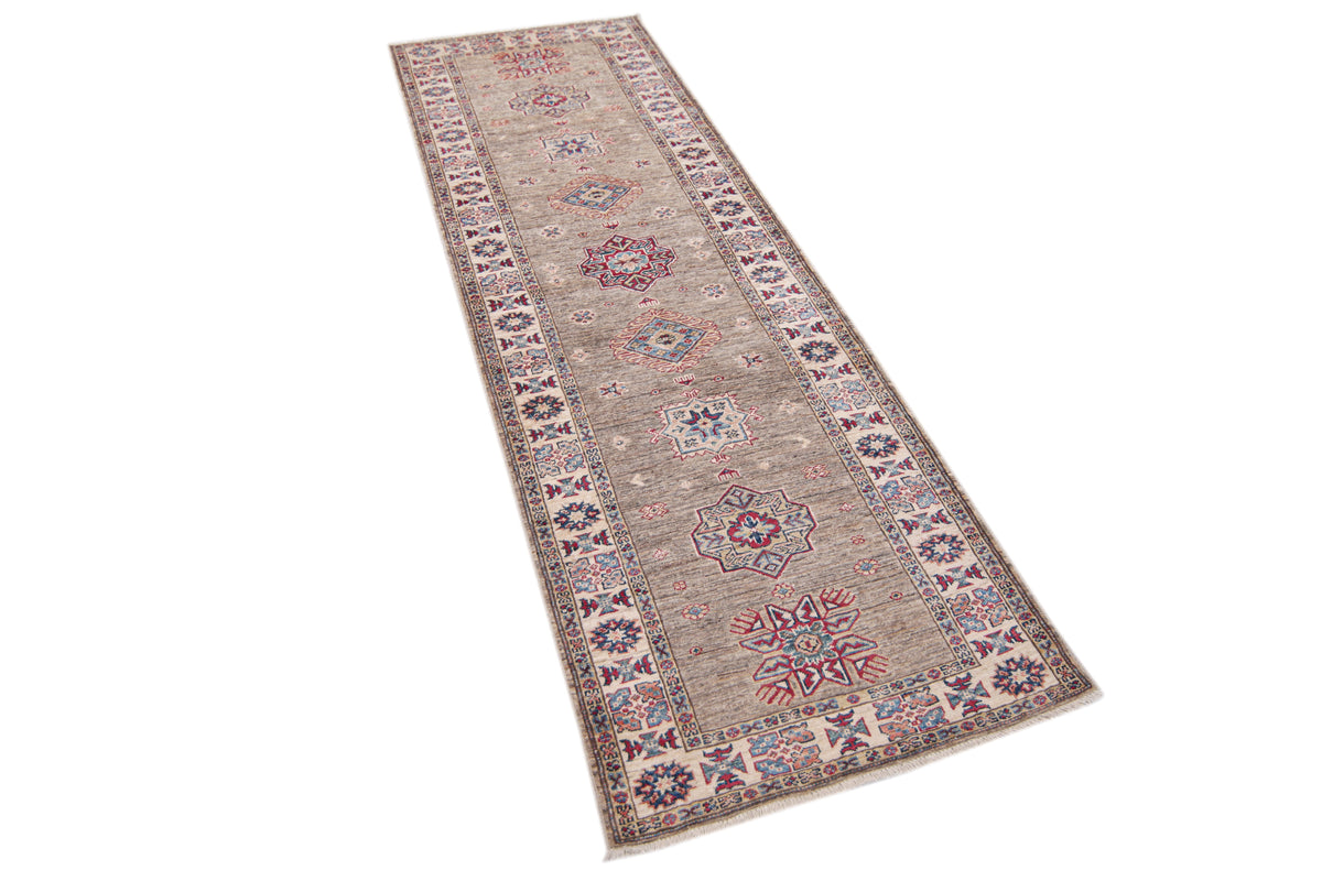 Supreme Kazak Natural Rug 2.46m x 0.82m