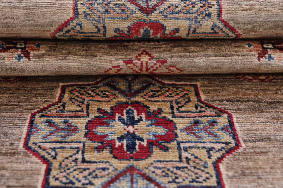 Supreme Kazak Natural Rug 2.46m x 0.82m