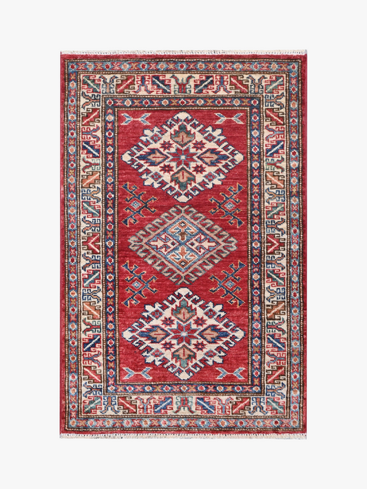 Supreme Kazak Red Rug 0.97m x 0.61m