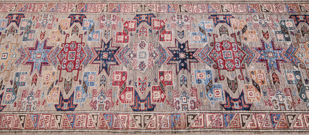 Supreme Kazak Natural Rug 2.42m x 0.80m