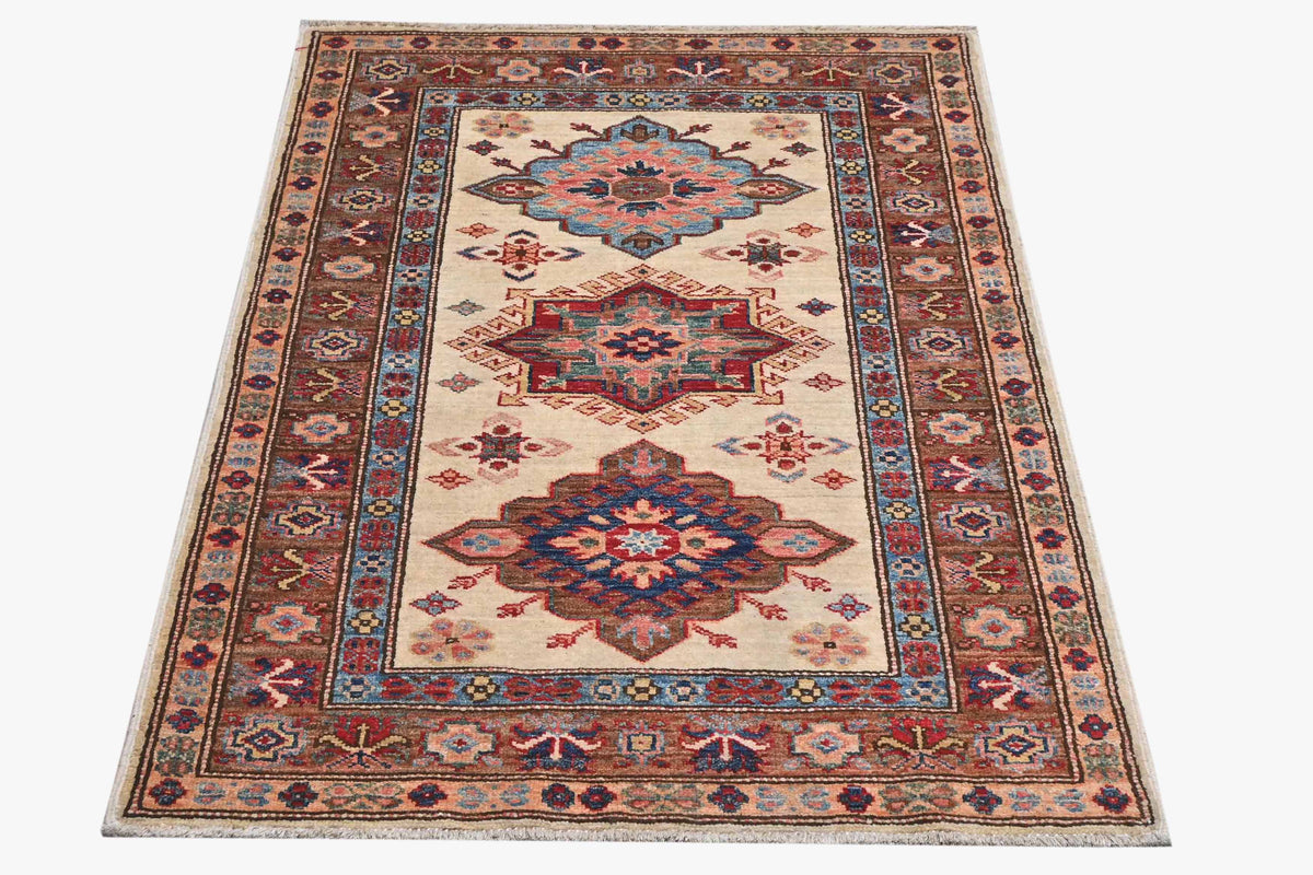 Supreme Kazak Ivory Rug 1.16m x 0.78m