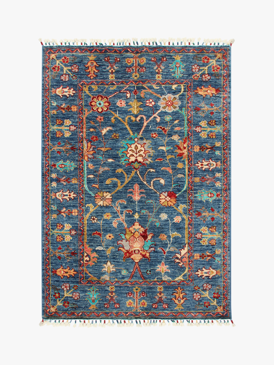 Sultani Blue Rug 1.27m x 0.84m
