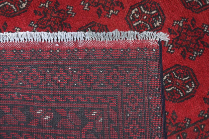 Red Afghan Rug 2.37m x 1.61m