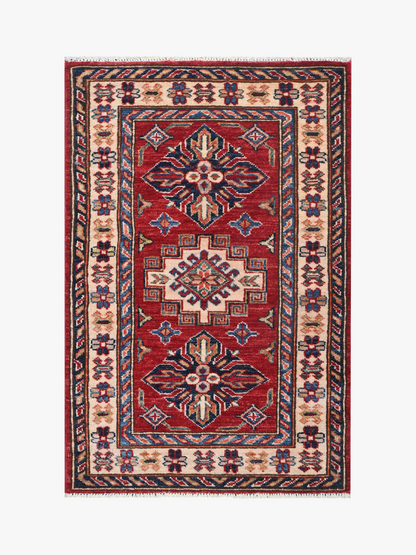 Supreme Kazak Red Rug 0.92m x 0.59m