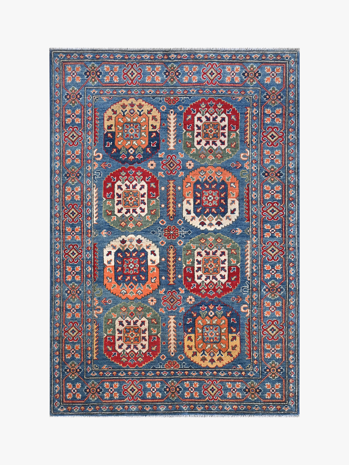 Kazak Blue Rug 1.86m x 1.25m