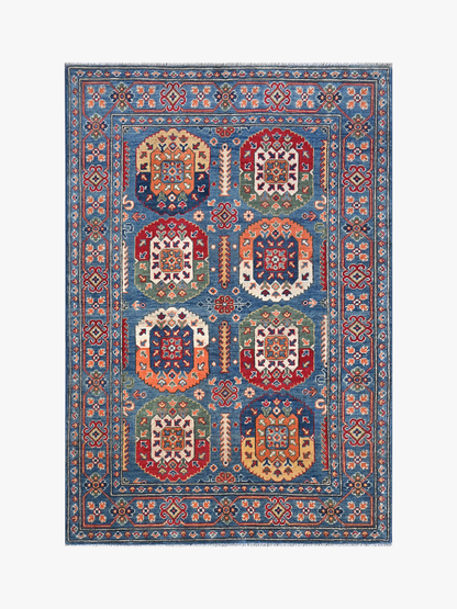 Kazak Blue Rug 1.86m x 1.25m