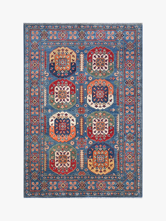 Kazak Blue Rug 1.86m x 1.25m
