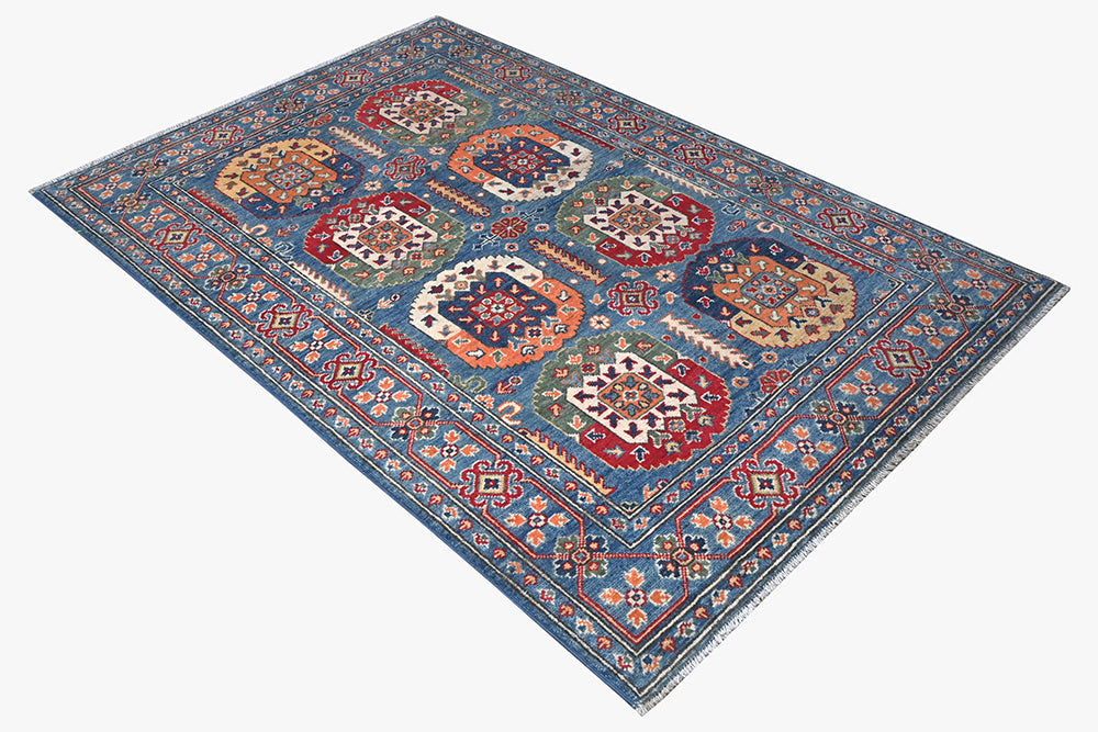 Kazak Blue Rug 1.86m x 1.25m