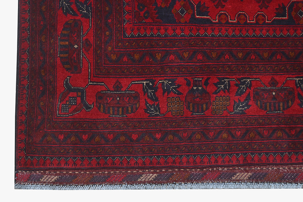 Khal Mohamadi Red Rug 1.99m x 2.94m