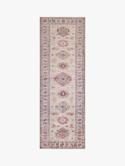 Supreme Kazak Grey Rug 2.56m x 0.86m