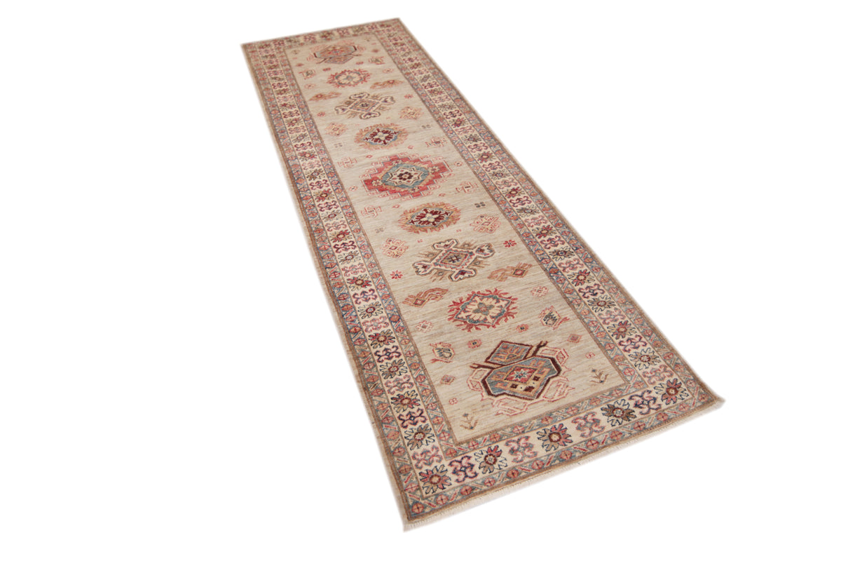 Supreme Kazak Grey Rug 2.56m x 0.86m