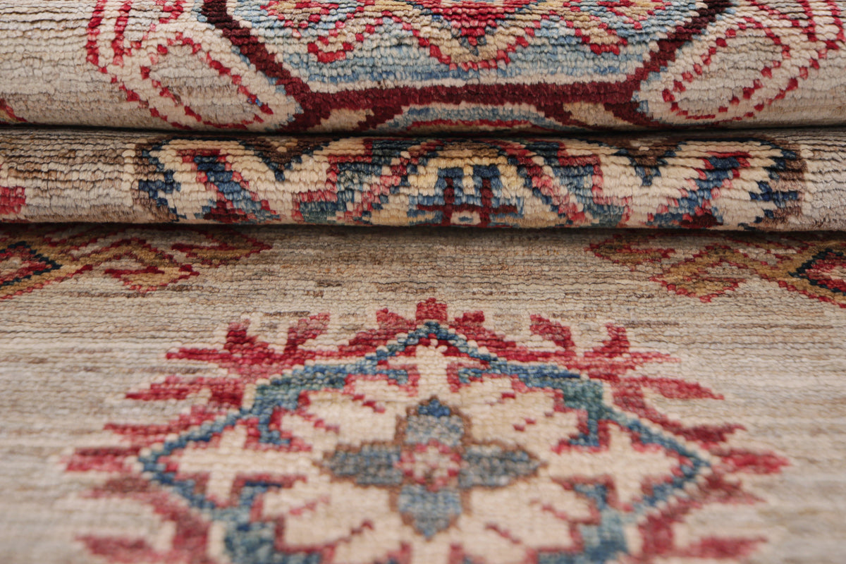 Supreme Kazak Grey Rug 2.56m x 0.86m