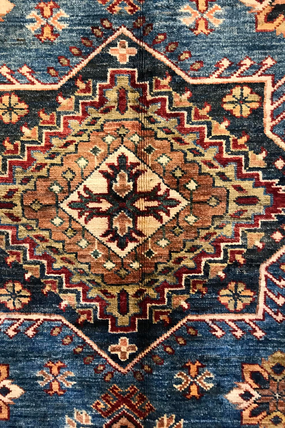 Supreme Kazak Blue Rug 2.44m x 1.70m