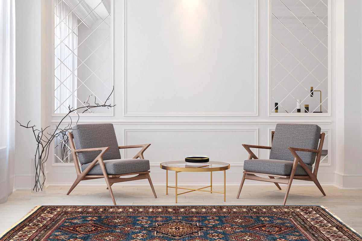 Supreme Kazak Blue Rug 2.44m x 1.70m