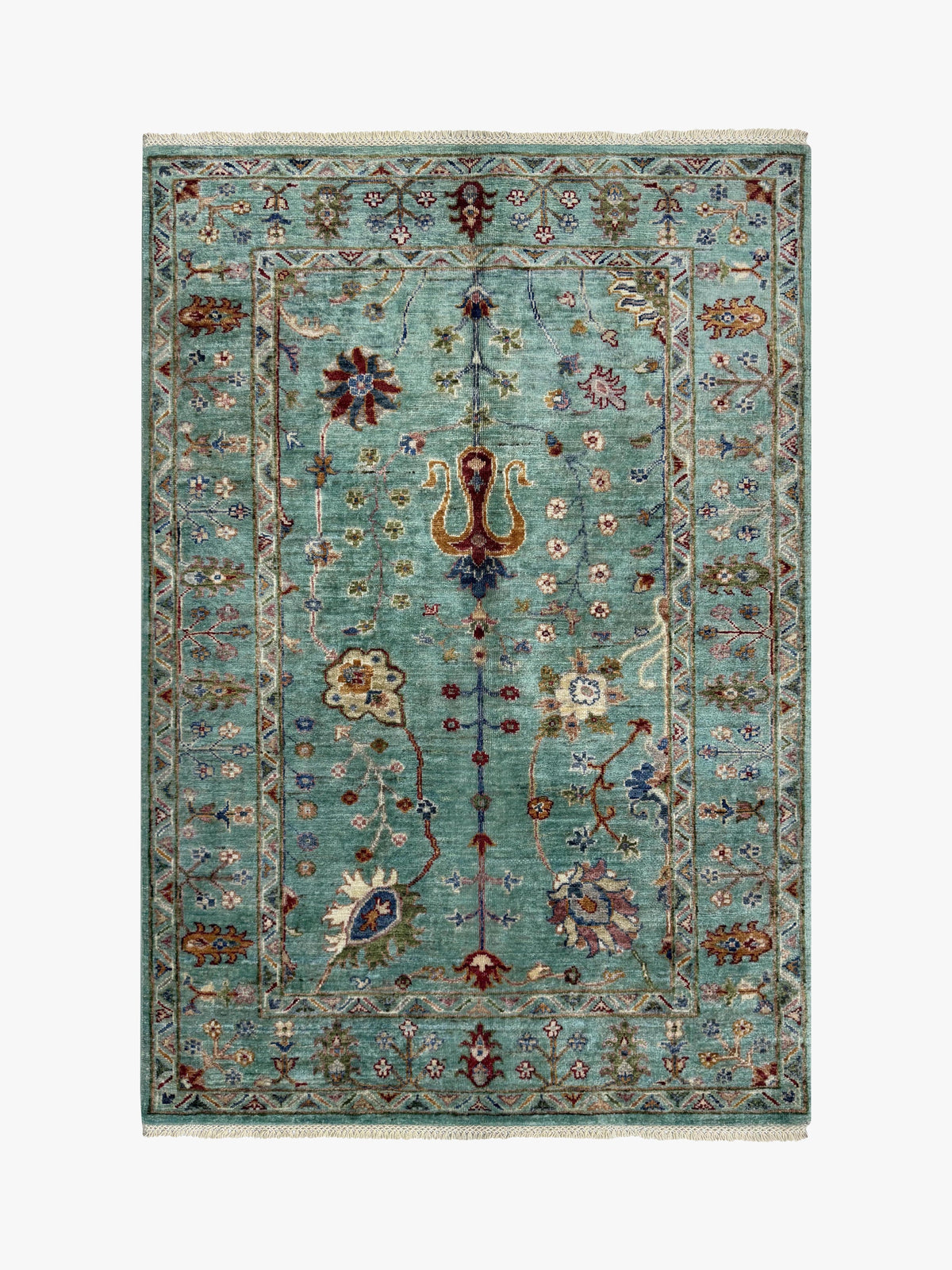Sultani Green Rug 1.53m x 1.01m