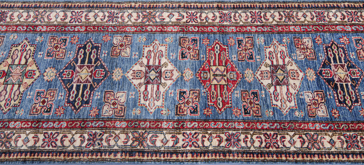 Supreme Kazak Blue Rug 2.95m x 0.80m