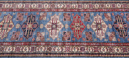 Supreme Kazak Blue Rug 2.95m x 0.80m