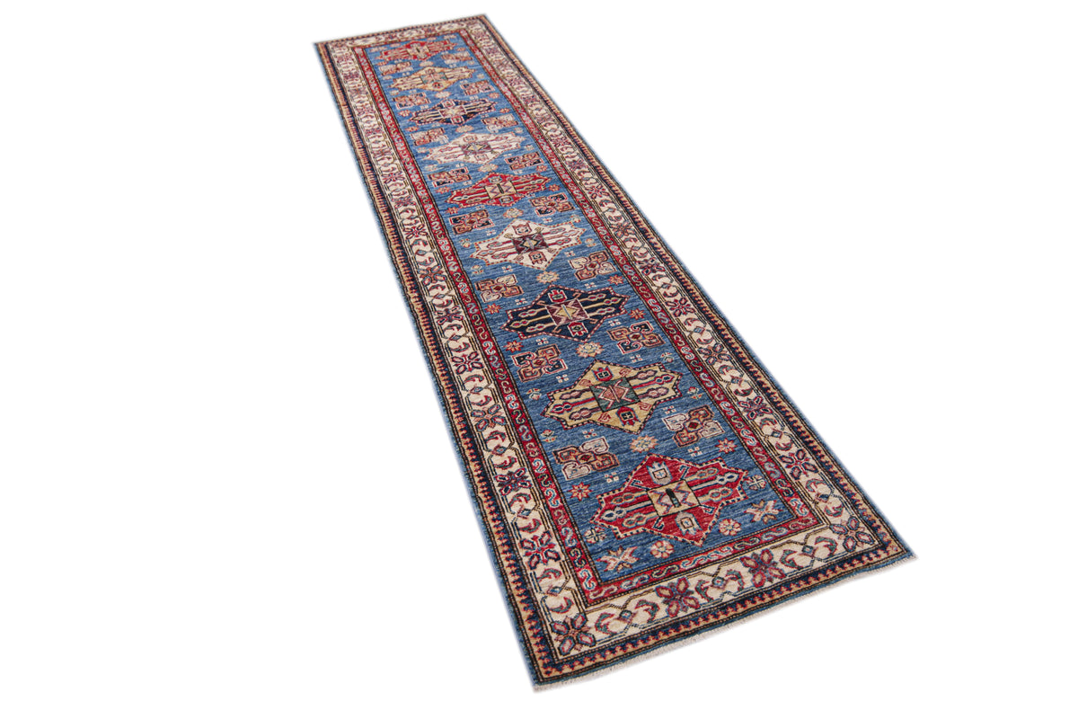 Supreme Kazak Blue Rug 2.95m x 0.80m