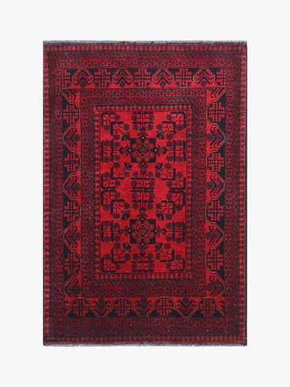 Khal Mohamadi Red Rug 1.00m x 1.48m