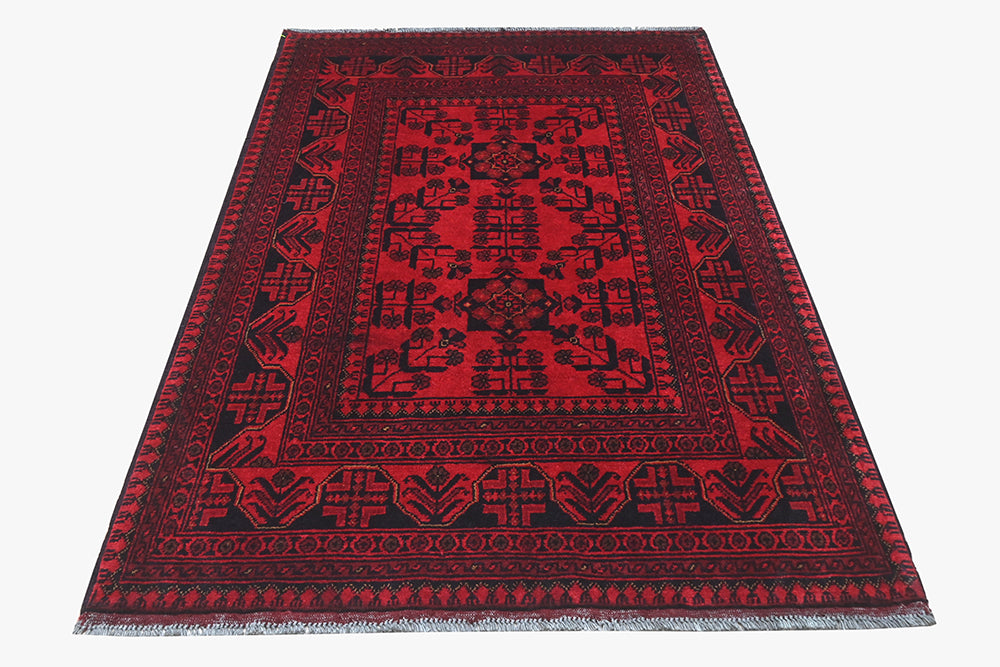 Khal Mohamadi Red Rug 1.00m x 1.48m