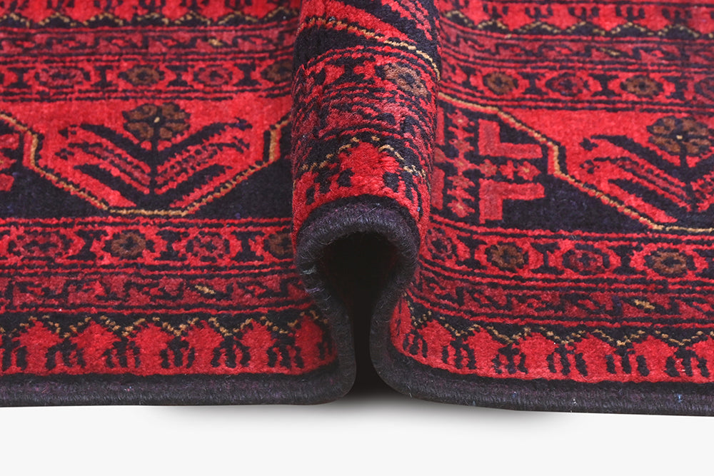 Khal Mohamadi Red Rug 1.00m x 1.48m