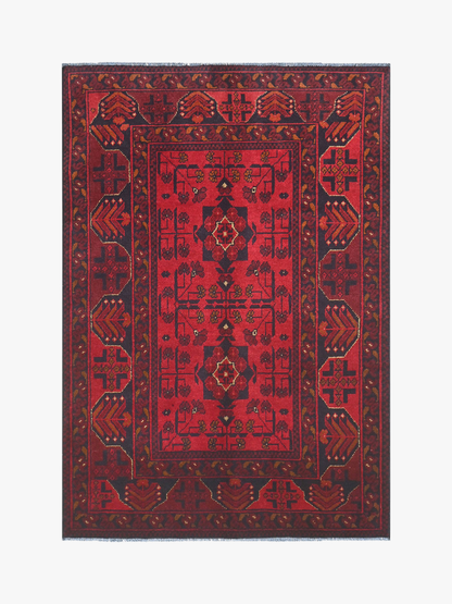 Khal Mohamadi Red Rug 1.00m x 1.48m