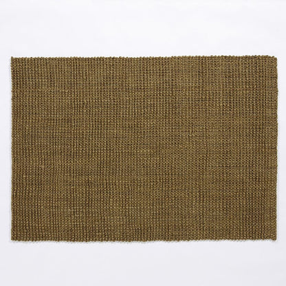 Whitefield Handwoven Boucle Olive Rug - Esselle Home