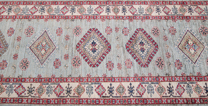 Supreme Kazak Green Rug 2.56m x 0.82m