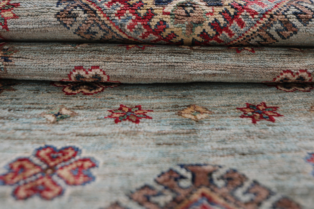 Supreme Kazak Green Rug 2.56m x 0.82m