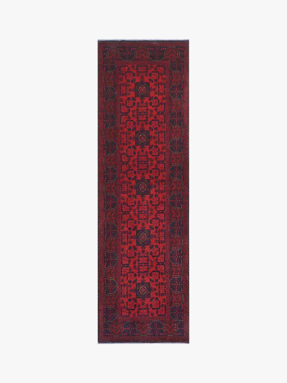 Khal Mohammadi Red Rug 0.84m x 2.88m