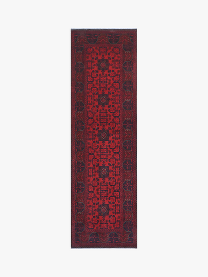 Khal Mohammadi Red Rug 0.84m x 2.88m