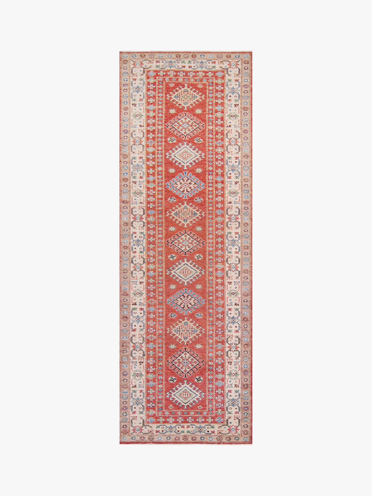 Supreme Kazak Red Rug 2.46m x 0.80m