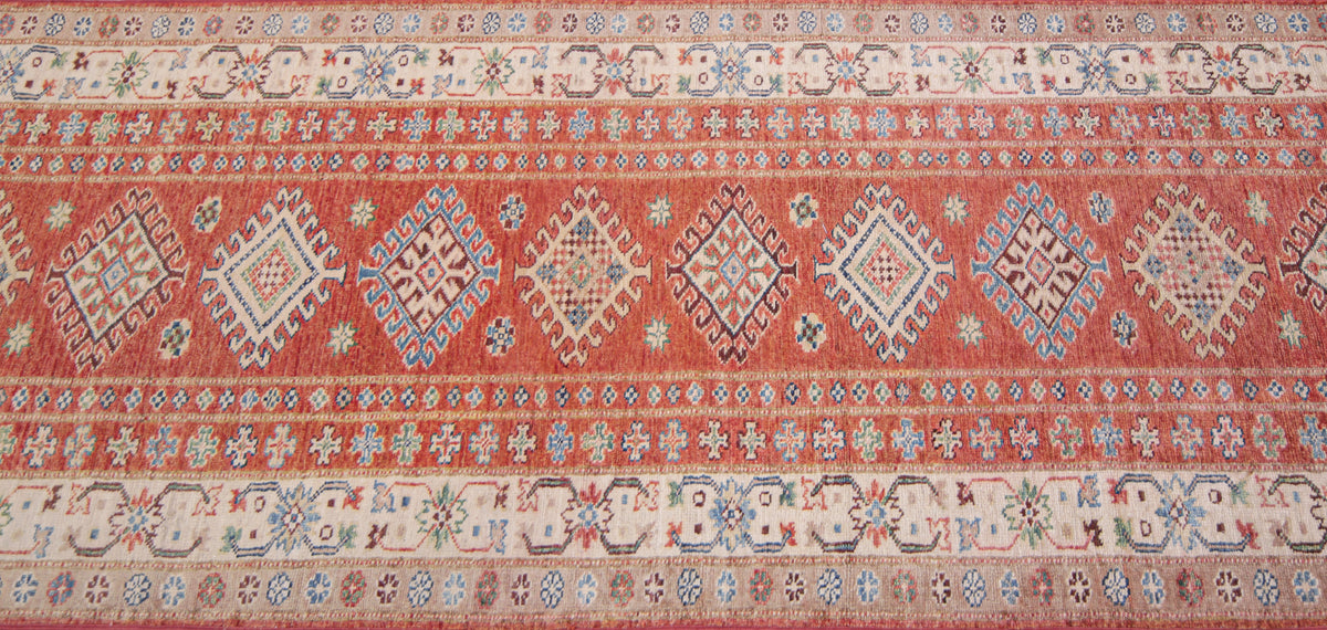 Supreme Kazak Red Rug 2.46m x 0.80m