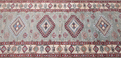 Supreme Kazak Green Rug 2.48m x 0.78m