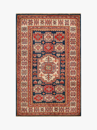 Supreme Kazak Blue Rug 1.30m x 0.82m