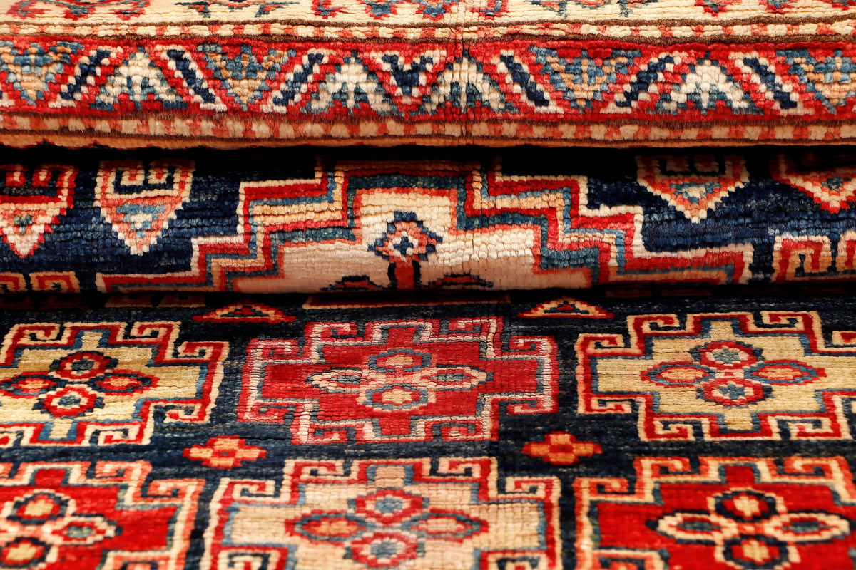 Supreme Kazak Blue Rug 1.30m x 0.82m