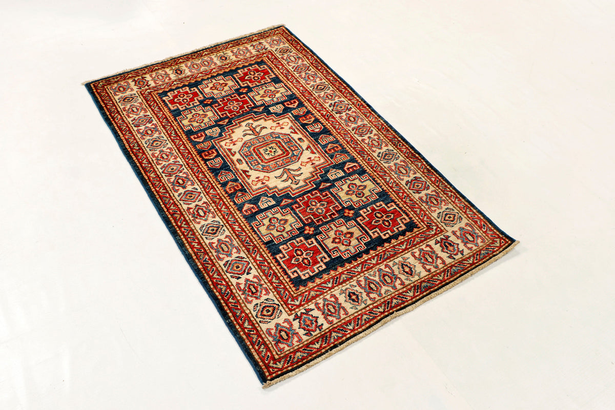 Supreme Kazak Blue Rug 1.25m x 0.80m