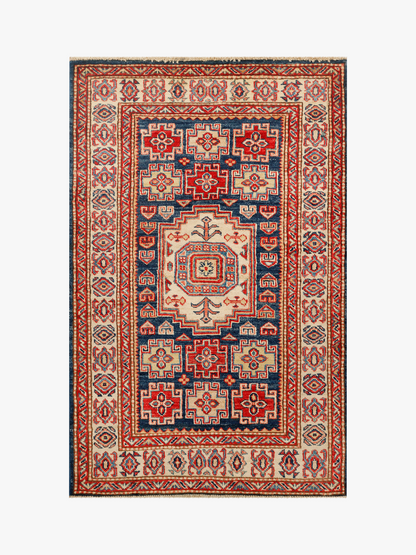 Supreme Kazak Blue Rug 1.25m x 0.80m