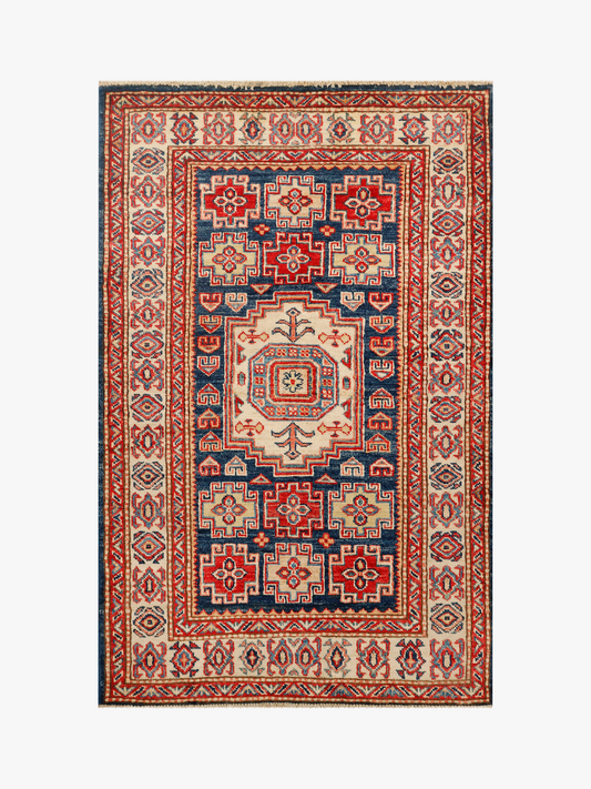 Supreme Kazak Blue Rug 1.25m x 0.80m