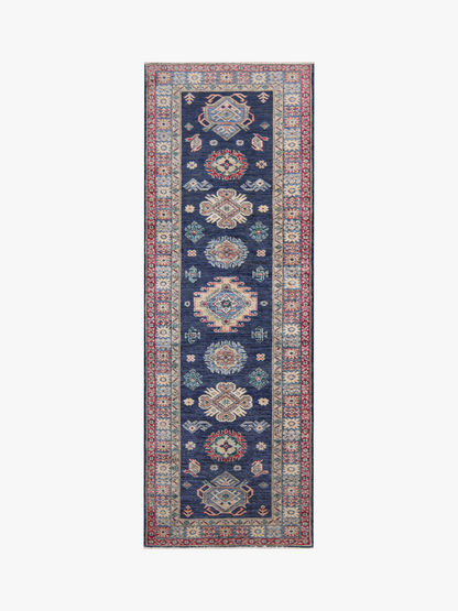 Supreme Kazak Blue Rug 2.39m x 0.80m